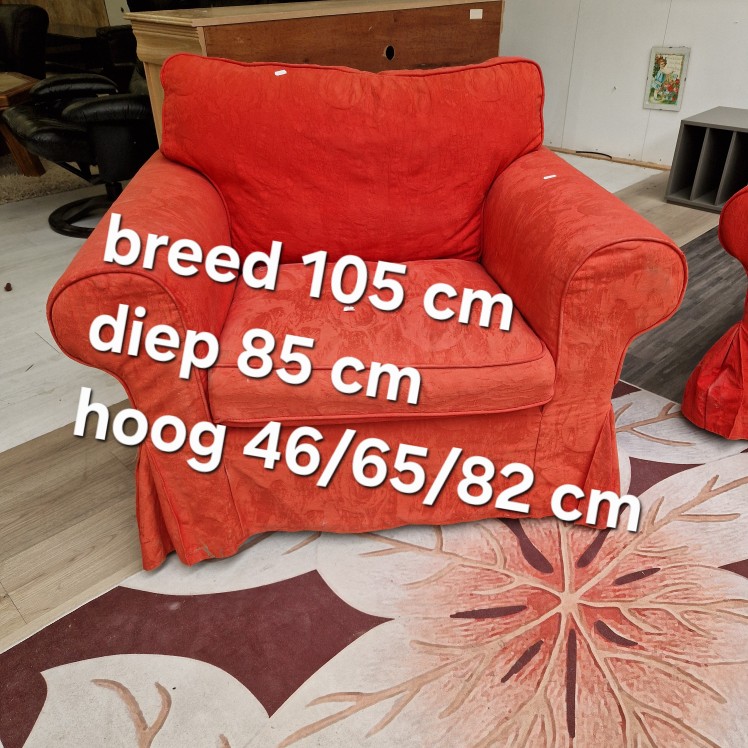 Rood fauteuil