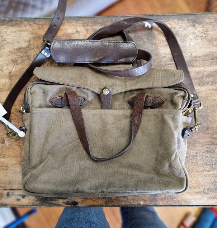 Filson originaliteit briefcase schoudertas