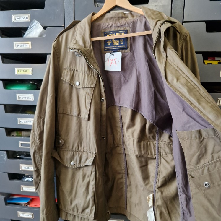 Woolrich Waxjas in nieuwstaat maat XL