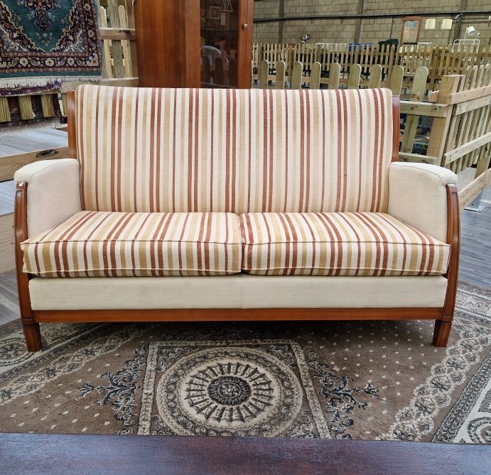 Engelse bank. Gestreept