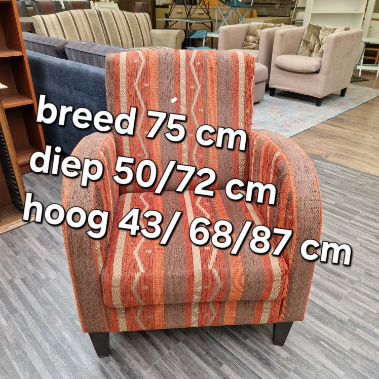 Gestreept Fauteuil - Afbeelding 3