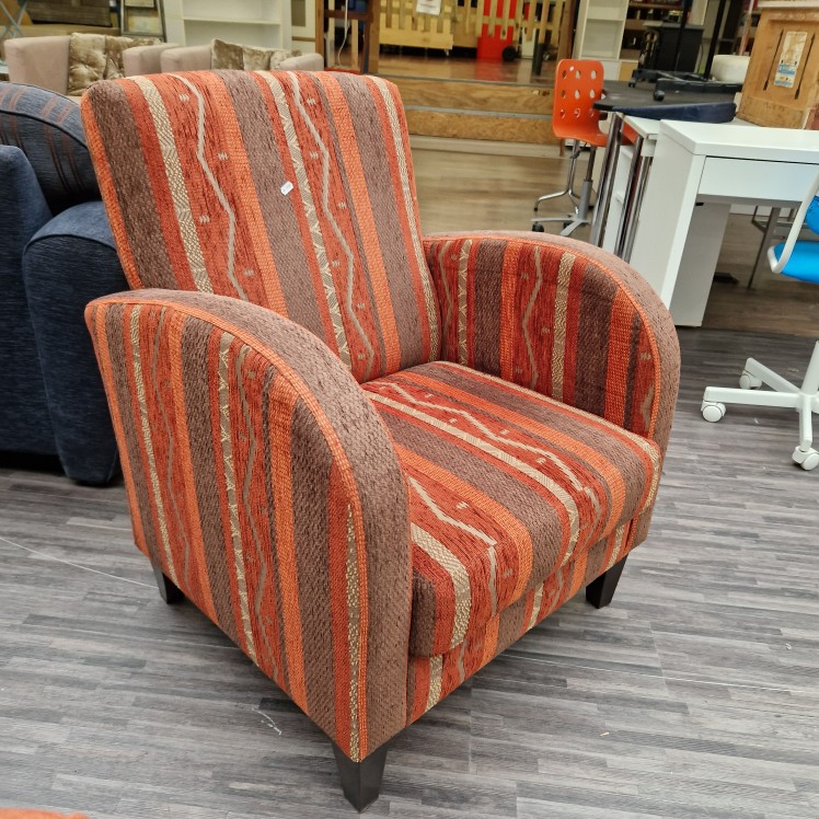 Gestreept Fauteuil