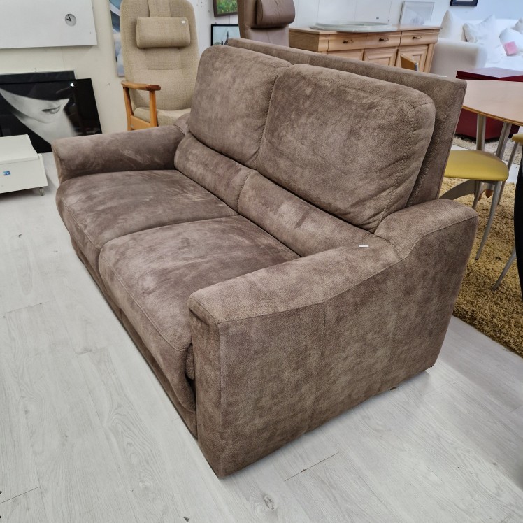 Twee persoons bank taupe-kleurig