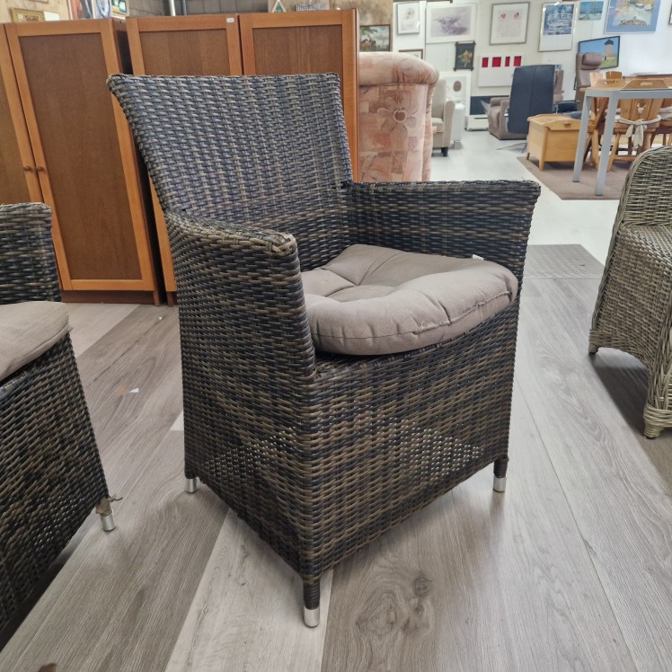 Rotanlook tuinstoelen buitenstoelen - Afbeelding 4