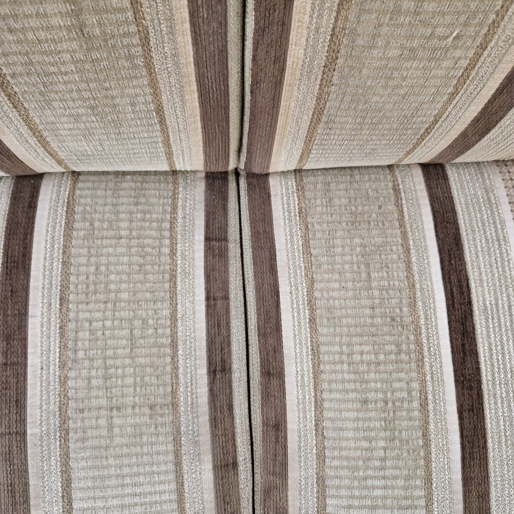 Gestreepte Engelse bank groen / bruin - Afbeelding 3