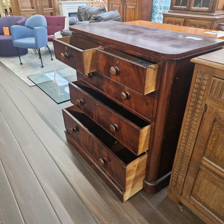 Antieke Ladenkast - Afbeelding 4