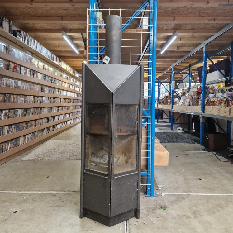 Zware ijzeren Houtkachel / Allesbrander - Vrijstaand Model