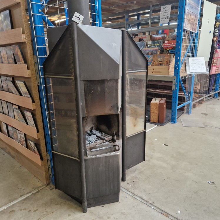 Zware ijzeren Houtkachel / Allesbrander - Vrijstaand Model - Afbeelding 3