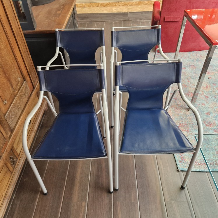 Set van 4 Bontempi Italiaanse design stoelen