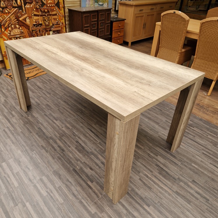 Moderne Grey Wash Houten Eettafel