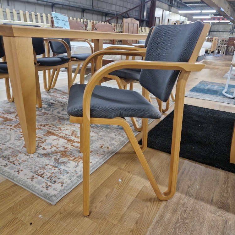 Eikenhouten eettafel met 6 stoelen - Four Design - Afbeelding 5