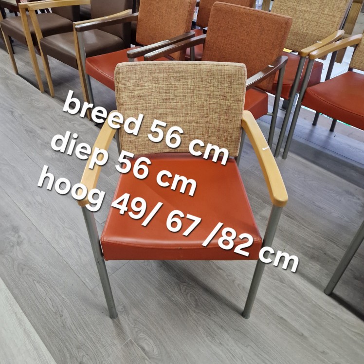 Comfortabele stoelen met armleuningen - Diverse kleuren - Afbeelding 3