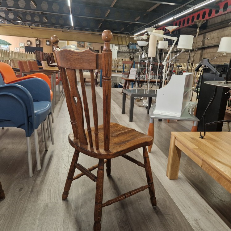 4 Boeren stoelen van hout - Afbeelding 3